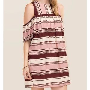 NWT Andie cold shoulder shift dress